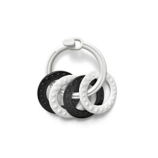 Profibaby Kroužky se 4 tvary plast černobílé 2 druhy v sáčku 0m+ Profibaby Kroužky se 4 tvary plast černobílé 2 druhy v sáčku 0m+