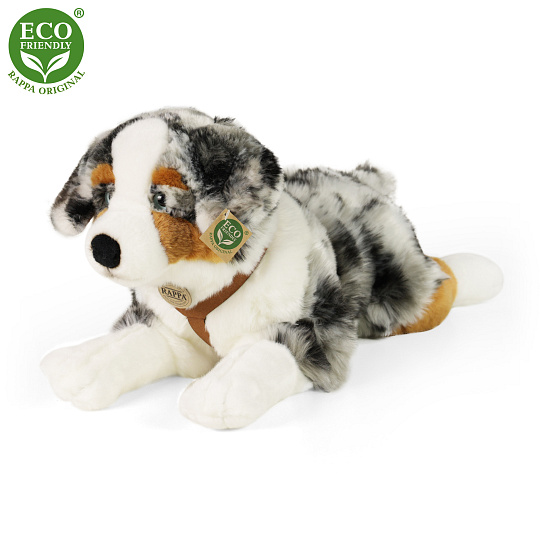 Rappa Plyšový australský ovčák ležící 61 cm ECO-FRIENDLY Rappa Plyšový australský ovčák ležící 61 cm ECO-FRIENDLY