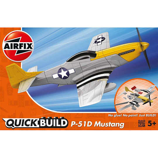 Airfix Quick Build letadlo J6016 - P-51D Mustang - nová forma