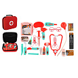 Doktorská sada s doplňky látka/plast v látkovém kufříku