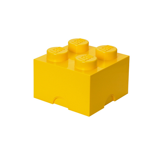 Smartlife LEGO úložný box 4 - žlutá