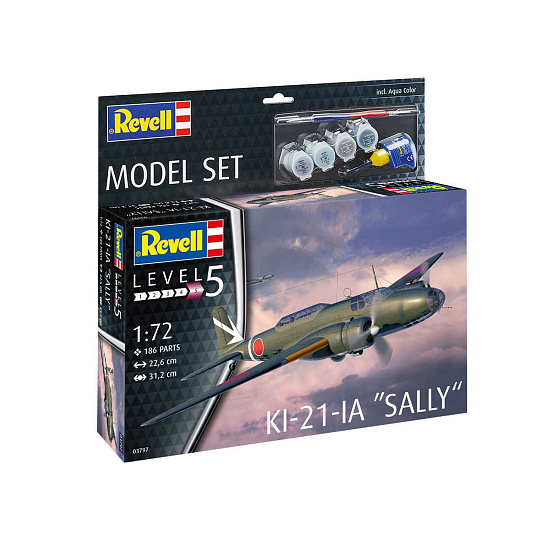 Revell ModelSet letadlo 63797 - Ki-21-la "Sally" (1:72)