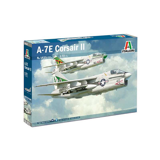 Italeri Model Kit letadlo 1411 - A-7E Corsair II (1:72)