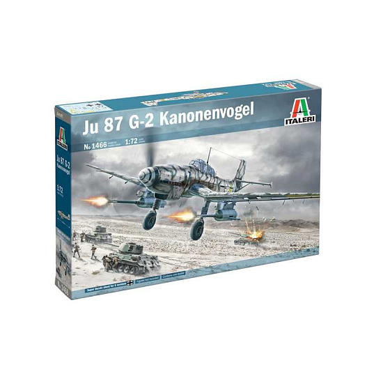 Italeri Model Kit letadlo 1466 - Ju-87 G-2 Kanonenvogel (1:72)