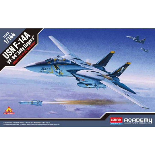 Model Kit letadlo 12626 - USN F-14A V-84 "Jolly Rogers" (1:144)