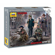 Zvezda Wargames (WWII) figurky 6272 - German Volkssturm (1:72)