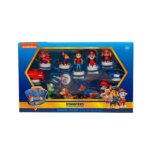 Paw Patrol The Movie: 12 figurek s razítkem - Deluxe Box Paw Patrol The Movie: 12 figurek s razítkem - Deluxe Box