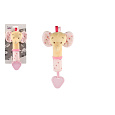 Teddies Pískátko/kousátko slon plyš 22cm na kartě v sáčku 0+