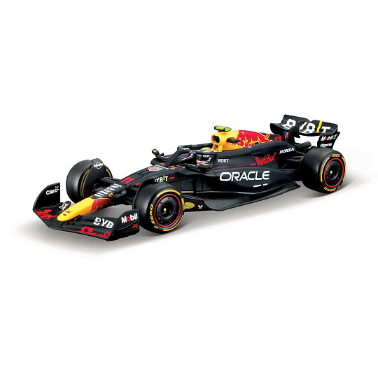Bburago - RACE Formule F1 v dekorativním boxu, Oracle Red Bull Racing RB20 (2024), #11 Peréz, 1:43