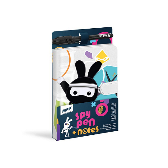 MFP Rappa Blok s magnetem SPY NOTES - černý MFP Rappa Blok s magnetem SPY NOTES - černý
