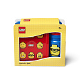 Smartlife LEGO ICONIC Classic svačinový set (láhev a box) - červená/modrá