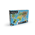 POPULAR Puzzle - Mapa světa, 160 ks – CZ