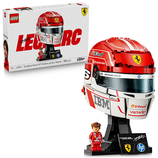 LEGO Editions 43014 Helma Charles Leclerc ze Scuderia Ferrari HP LEGO Editions 43014 Helma Charles Leclerc ze Scuderia Ferrari HP