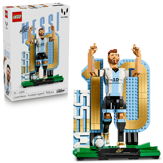 LEGO Editions 43015 Lionel Messi – Fotbalová legenda LEGO Editions 43015 Lionel Messi – Fotbalová legenda