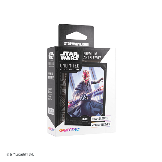 Gamegenic SWU: 60 Premium Art Sleeves - Darth Maul