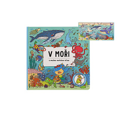 Albatros Knížka V moři s malou mořskou vílou CZ text 23x23cm