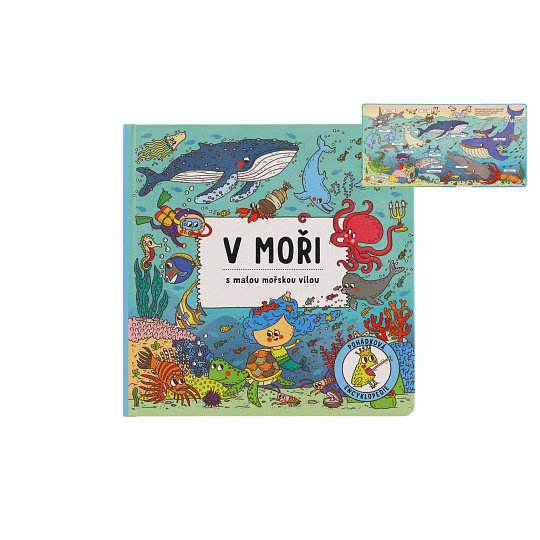 Albatros Knížka V moři s malou mořskou vílou CZ text 23x23cm