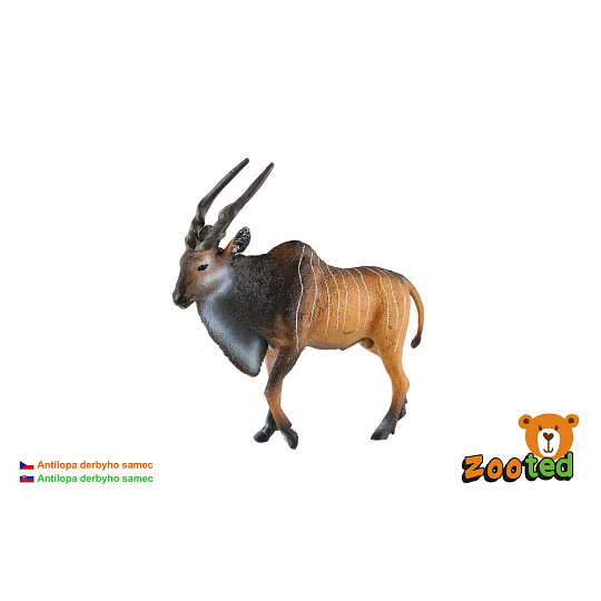 Antilopa Derbyho samec zooted plast 14cm 