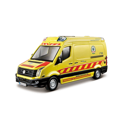 Bburago - EMERGENCY Vozidlo záchranné služby - Volkswagen Crafter, sanitka, 1:50 Bburago - EMERGENCY Vozidlo záchranné služby - Volkswagen Crafter, sanitka, 1:50