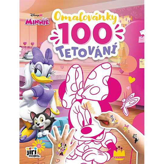 Jiri Models Omalovánky a 100 tetování Minnie Jiri Models Omalovánky a 100 tetování Minnie