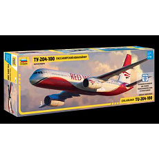 Zvezda Model Kit letadlo 7023 - Tupolev TU - 204-100 (1:144)