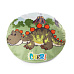 NICI polštář oboustranný Dino Tony-Rex Fossily 32x26cm, fosforeskující ve tmě, GREEN