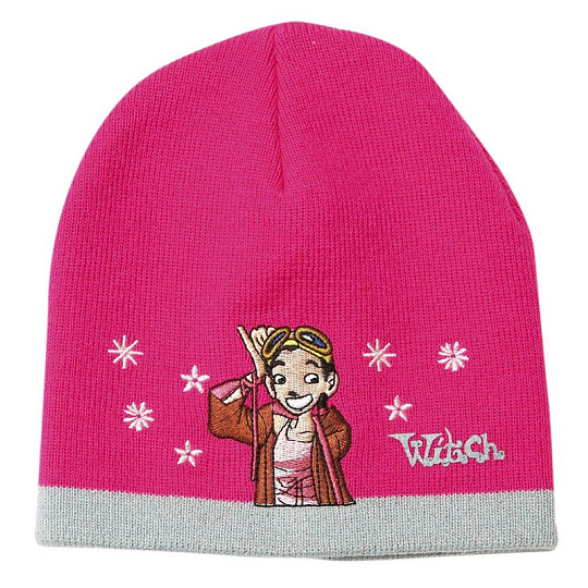 licence only Zimní čepice růžová "Witch"