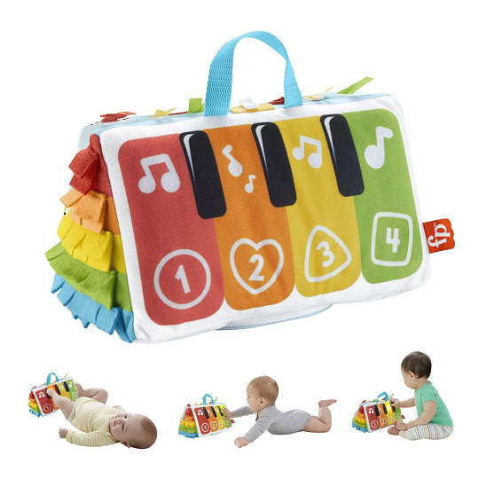 Mattel Fisher-Price MĚKKÉ PIANO SE ZRCÁTKEM