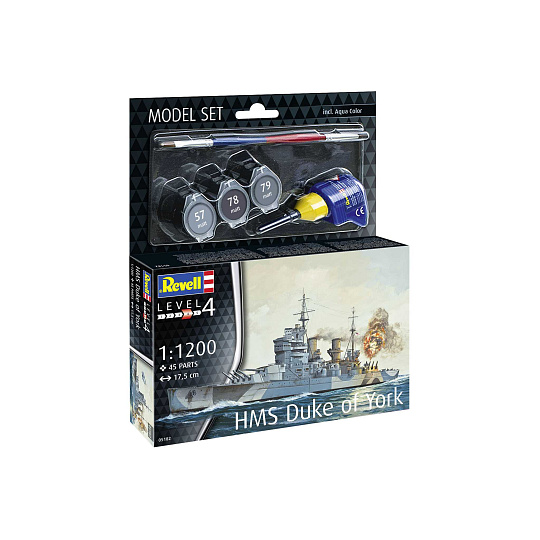 Revell ModelSet loď 65182 - Battleship HMS Duke of York (1:1200)