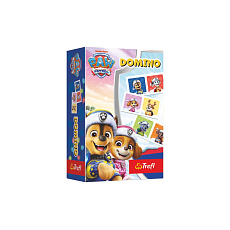 Domino papírové Tlapková patrola/Paw patrol 28 kartiček společenská hra v krabici 10x15x4cm