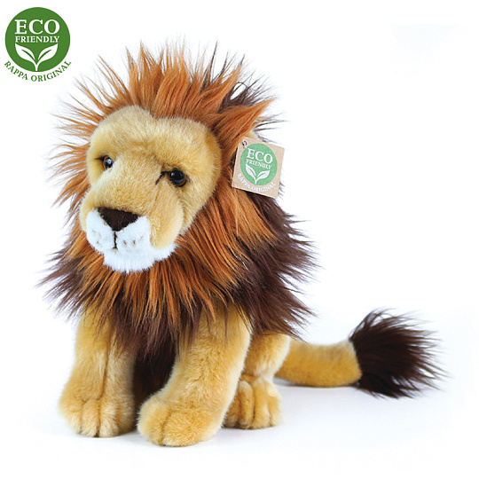 Rappa Plyšový lev sedící 25 cm ECO-FRIENDLY Rappa Plyšový lev sedící 25 cm ECO-FRIENDLY