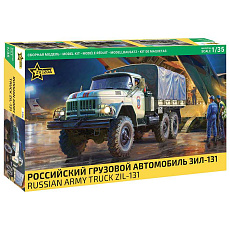 Zvezda Model Kit military 3706 - Soviet truck ZIL-131 (1:35)