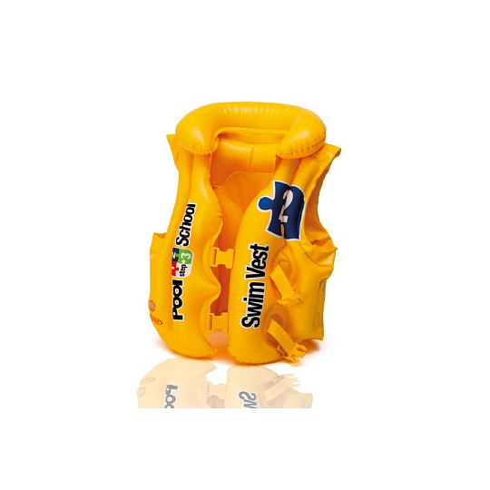 Intex Teddies Vesta nafukovací žlutá 3 komory 50x47cm od 3-6 let