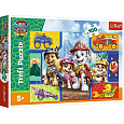 Trefl Puzzle Tlapková patrola/Paw Patrol Dino Movie: Štěňata a dinosauři 100 dílků 41x27,5cm v krabici 