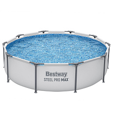 Bestway Nadzemní bazén kulatý Steel Pro MAX průměr 3,05m, výška 76cm