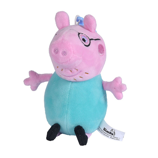 Simba Prasátko Peppa plyšový přívěsek na batoh, 4 druhy
