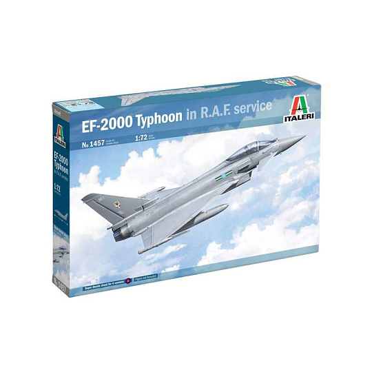 Italeri Model Kit letadlo 1457 - Eurofighter Typhoon EF-2000 "In R.A.F. Service" (1:72) Italeri Model Kit letadlo 1457 - Eurofighter Typhoon EF-2000 "In R.A.F. Service" (1:72)