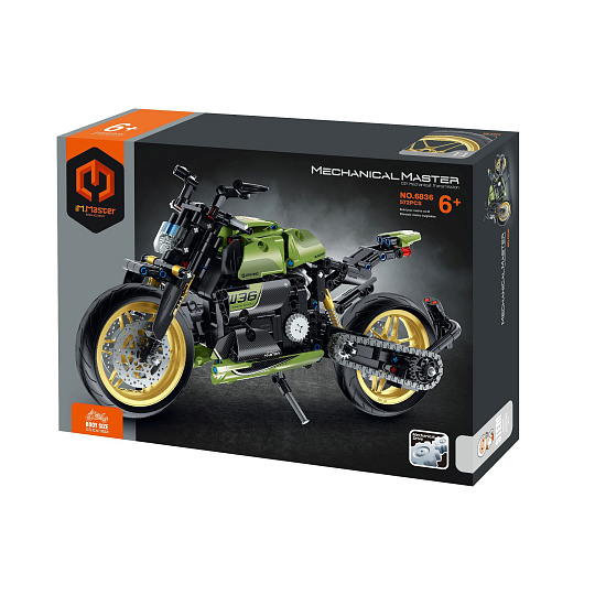 Stavebnice iM.MASTER motorka plast 572 dílků v krabici 31x23x7cm
