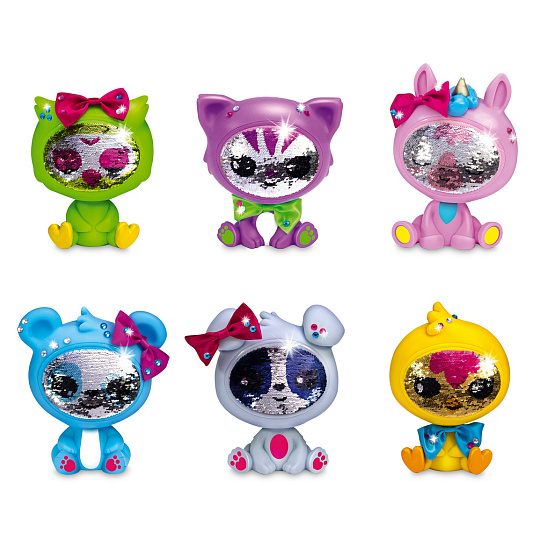 TM Toys ZEQUINS flitrová panenka, assort 6 druhů TM Toys ZEQUINS flitrová panenka, assort 6 druhů