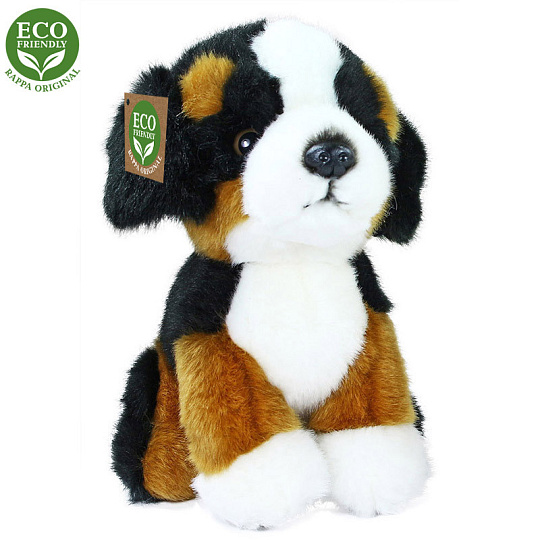 Rappa Plyšový bernský salašnický pes sedící 18 cm ECO-FRIENDLY Rappa Plyšový bernský salašnický pes sedící 18 cm ECO-FRIENDLY