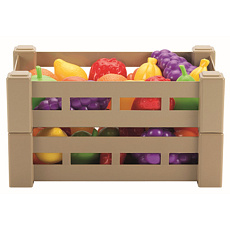 Ecoiffier Role play Ecoiffier Přepravka s ovocem nebo zeleninou