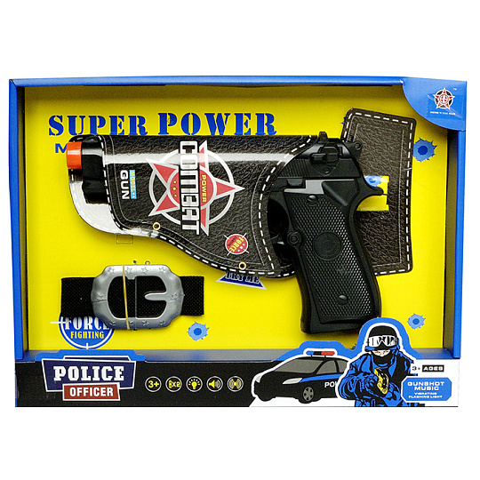 Plejo Mac Toys Policejní pistole s opaskem
