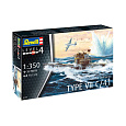 Revell Plastic ModelKit ponorka 05154 - German Submarine Type VII C/41 (1:350)