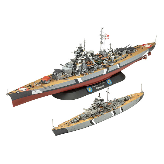 Revell Gift-Set loď 05637 - The Legendary Bismarck (1:700 + 1:1200) Revell Gift-Set loď 05637 - The Legendary Bismarck (1:700 + 1:1200)