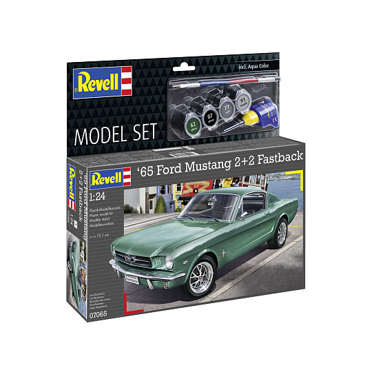 Revell ModelSet auto 67065 - 1965 Ford Mustang 2+2 Fastback (1:24)