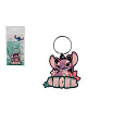 Teddies Přívěsek na klíče/Klíčenka Lilo & Stitch gumový 5cm s nápisem Angel v sáčku