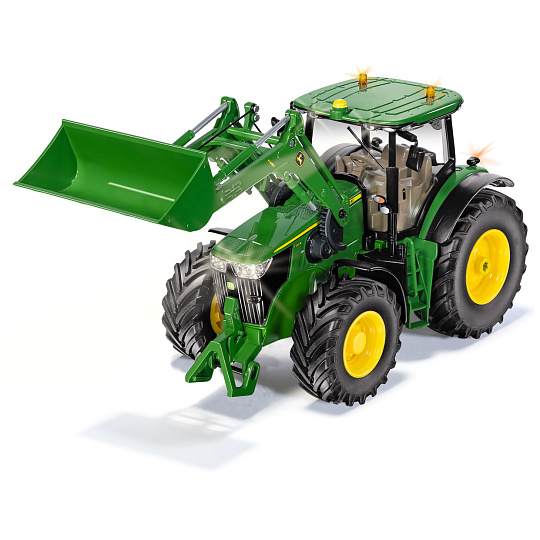 SIKU 6792 Control - Bluetooth, John Deere s předním nakladačem