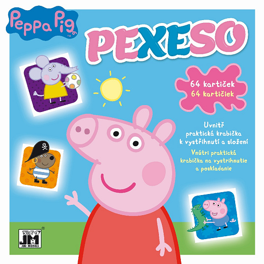 Jiri Models Pexeso v sešitu Prasátko Peppa