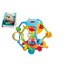 Teddies Chrastítko koule/míček edukační plast 15cm pro nejmenší v krabici 18x19x17cm 6m+