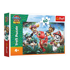 Trefl Puzzle Tlapková patrola/Paw Patrol Dino Movie: Dinosauří záchrana 33x22cm 60dílků v krabičce 21x14cm Trefl Puzzle Tlapková patrola/Paw Patrol Dino Movie: Dinosauří záchrana 33x22cm 60dílků v krabičce 21x14cm